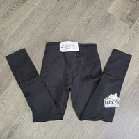 JUNIORS Fleece Lined Riding Tight Breeches, drawstring *vgc, mnr hair, pills & rubs
