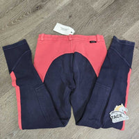 JUNIORS Hvy Cotton Breeches *gc, rubs, pills, faded, puckers
