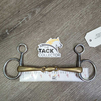 Baucher Lozenge French Link Bit *vgc/gc, clean, chews, stains, residue, scuffs, mnr scuffs
