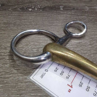 Baucher Lozenge French Link Bit *vgc/gc, clean, chews, stains, residue, scuffs, mnr scuffs
