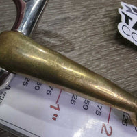 Baucher Lozenge French Link Bit *vgc/gc, clean, chews, stains, residue, scuffs, mnr scuffs
