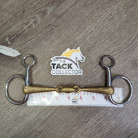 Baucher Lozenge French Link Bit *vgc/gc, clean, chews, stains, residue, scuffs, mnr scuffs

