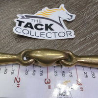 Baucher Lozenge French Link Bit *vgc/gc, clean, chews, stains, residue, scuffs, mnr scuffs
