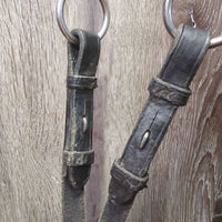 Padded Monocrown Biothane Side Pull Bridle, Soft Biothane Reins *vgc/gc, dirty, film, creases
