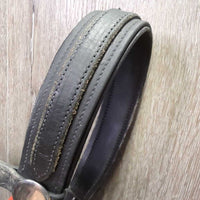 Padded Monocrown Biothane Side Pull Bridle, Soft Biothane Reins *vgc/gc, dirty, film, creases
