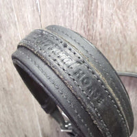 Padded Monocrown Biothane Side Pull Bridle, Soft Biothane Reins *vgc/gc, dirty, film, creases

