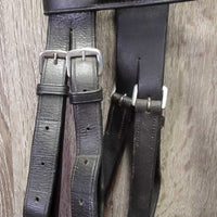 Leather Side Pull, Cotton Web Reins *vgc/gc, clean & film/residue, twists, faded, rubs, stiff
