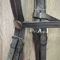Padded Monocrown Biothane Side Pull, Biothane Plain Reins, snaps *xc/vgc, mnr film, dirt & rubs, faded?
