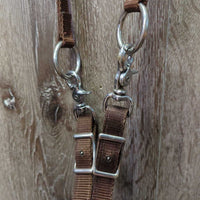 Nylon Side Pull, Nylon Reins *vgc/gc, clean, stains, dirt, oxidized
