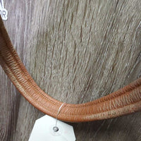 FS Rsd Padded Leather Bridle, Curb Reins *vgc, clean & dirty, reins: scraped edges, mismatched?
