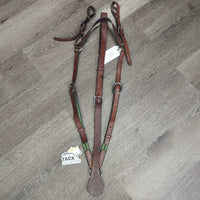 Adjustable Leather & Elastic Breastplate *vgc/gc, dirt, xholes, creases, stains, rubs
