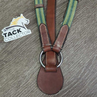 Adjustable Leather & Elastic Breastplate *vgc/gc, dirt, xholes, creases, stains, rubs
