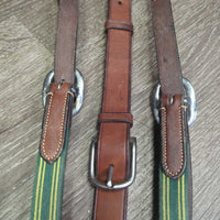 Adjustable Leather & Elastic Breastplate *vgc/gc, dirt, xholes, creases, stains, rubs
