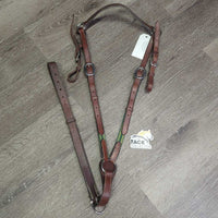 Adjustable Leather & Elastic Breastplate *vgc/gc, dirt, xholes, creases, stains, rubs
