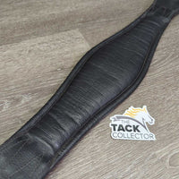 Padded Leather Short - Dressage Girth 2, els *vgc, clean, & dirty, residue, hairy seams, rubs, scrapes edge
