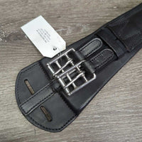 Padded Leather Short - Dressage Girth 2, els *like new, mnr scratches
