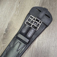 Padded Leather Short - Dressage Girth 2, els *like new, mnr scratches
