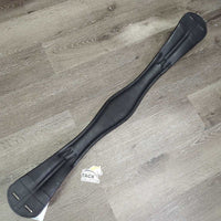 Padded Leather Short - Dressage Girth 2, els *like new, mnr scratches
