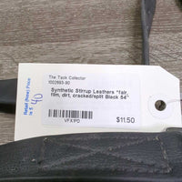 Synthetic Stirrup Leathers *fair, film, dirt, cracked/split

