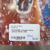 MAGAZINE: Canadian Horse Journal Winter 2018
