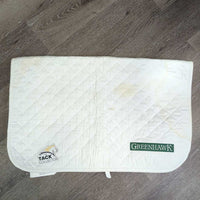 Quilt Baby Pad "Greenhawk" *vgc, clean, curled edges, stains, creased, mnr hair
