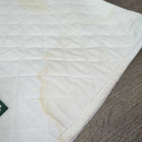 Quilt Baby Pad "Greenhawk" *vgc, clean, curled edges, stains, creased, mnr hair
