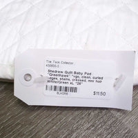 Quilt Baby Pad "Greenhawk" *vgc, clean, curled edges, stains, creased, mnr hair

