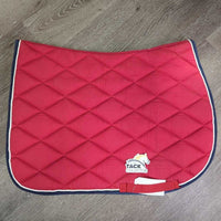 Thick Quilt Jumper Pad, piping *gc, clean, faded, mnr pills, rubs, shavings, puckers, holey edges
