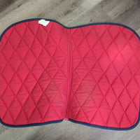 Thick Quilt Jumper Pad, piping *gc, clean, faded, mnr pills, rubs, shavings, puckers, holey edges
