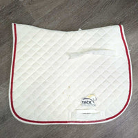 Quilt Jumper Pad, piping, "Canada Flag" *vgc, clean, dingy, mnr stains, snags, dirt
