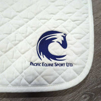 Quilt Jumper Pad, "Pacific Equine Sport" *gc, clean, mnr stains, dingy, rubs, hair
