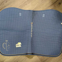 Quilt Jumper Pad, 2x piping *vgc, clean, cut tabs, creases, puckers, hair, mnr dirt, rubs

