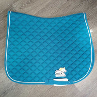 Quilt Jumper Pad, piping *vgc, clean, mnr stains, rubs, faded, v. mnr dirt, pills
