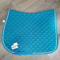 Quilt Jumper Pad, piping *vgc, clean, mnr stains, rubs, faded, v. mnr dirt, pills
