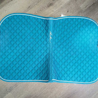 Quilt Jumper Pad, piping *vgc, clean, mnr stains, rubs, faded, v. mnr dirt, pills
