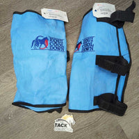 2 Cooling Wraps/Boots, velcro, bag *vgc, clean, mnr stains & rubs

