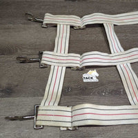 Open Cotton Web Nylon Stall Guard *xc/vgc, mnr stains/residue
