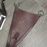 Rsd/FS Adjustable Els & Leather Breastplate, Bib Martingale *gc, dirt, stains, creases, hair
