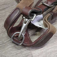 Rsd/FS Adjustable Els & Leather Breastplate, Bib Martingale *gc, dirt, stains, creases, hair
