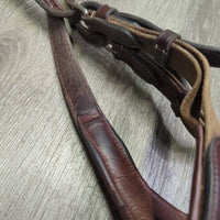 Rsd/FS Adjustable Els & Leather Breastplate, Bib Martingale *gc, dirt, stains, creases, hair
