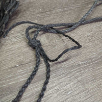Slow Feed Thick Nylon String Hay Net, 1 Double End Snap *vgc/gc, clean, mnr dirt/stains, rubs & frays
