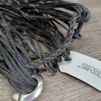 Slow Feed Thick Nylon String Hay Net, 1 Double End Snap *vgc/gc, clean, mnr dirt/stains, rubs & frays
