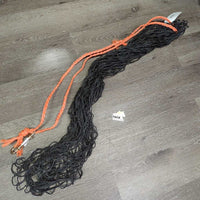 Slow Feed Nylon String Hay Net, 1 Double End Snap *xc/vgc, clean, mnr hay, rubs & snags
