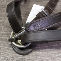 Adjustable Padded Bling Breastplate, Running Martingale Attach, Snaps *vgc, mnr dirt, film, rubs, dents, scraped edges & slices
