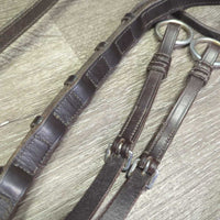 Adjustable Padded Bling Breastplate, Running Martingale Attach, Snaps *vgc, mnr dirt, film, rubs, dents, scraped edges & slices

