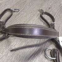 Adjustable Padded Bling Breastplate, Running Martingale Attach, Snaps *vgc, mnr dirt, film, rubs, dents, scraped edges & slices
