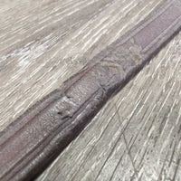 Narrow Draw Reins, snaps *gc/fair, dirty, twists, slices, chews, creases, stiff, dry, scrapes, rubs
