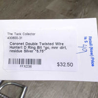Double Twisted Wire Huntert D Ring Bit *gc, mnr dirt, residue
