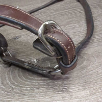 PaddedAdjsutable Monocrown Drop Noseband *gc, v.scraped, mnr dusty, dirty & hair
