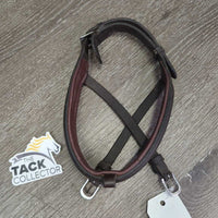 Rsd/Padded Monocrown Noseband *vgc/gc, NO Flash, dirt, rubs, faded, hairy seams, edge scrapes
